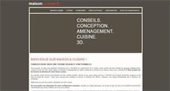 Desktop Screenshot of maisoncuisine.fr
